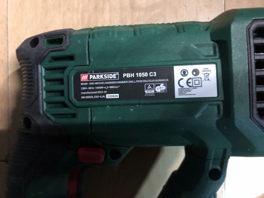 PARKSIDE® Młotowiertarka PBH 1050 D4, 1050 W