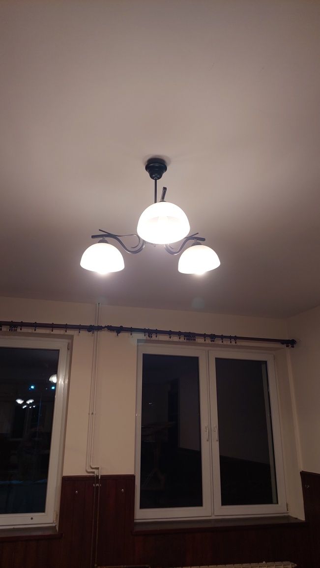 Żyrandol lampa sufitowa 3 punkty świecenia