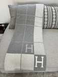 Плед Hermes серый