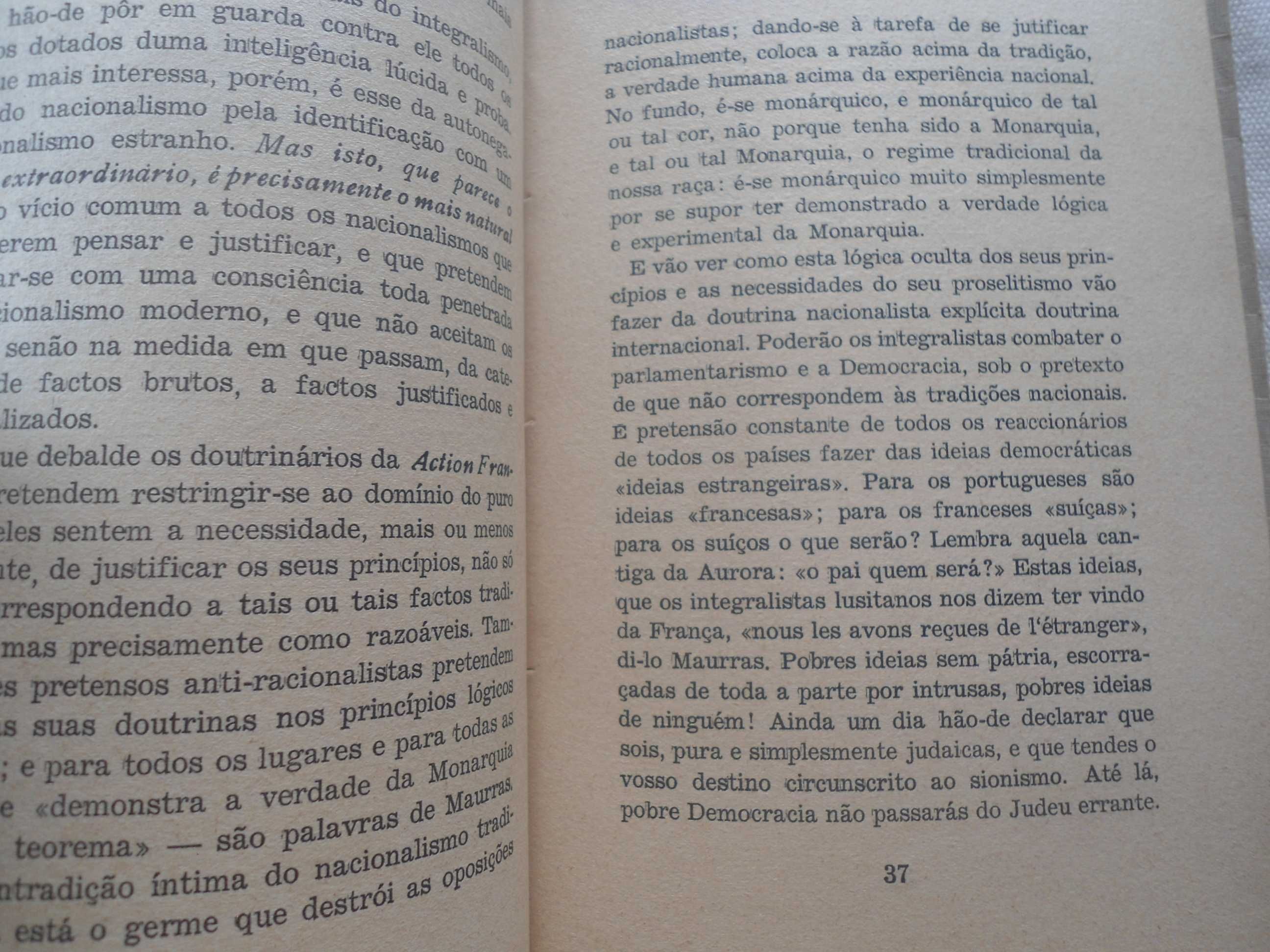 Acerca do Integralismo lusitano por Raúl Proença