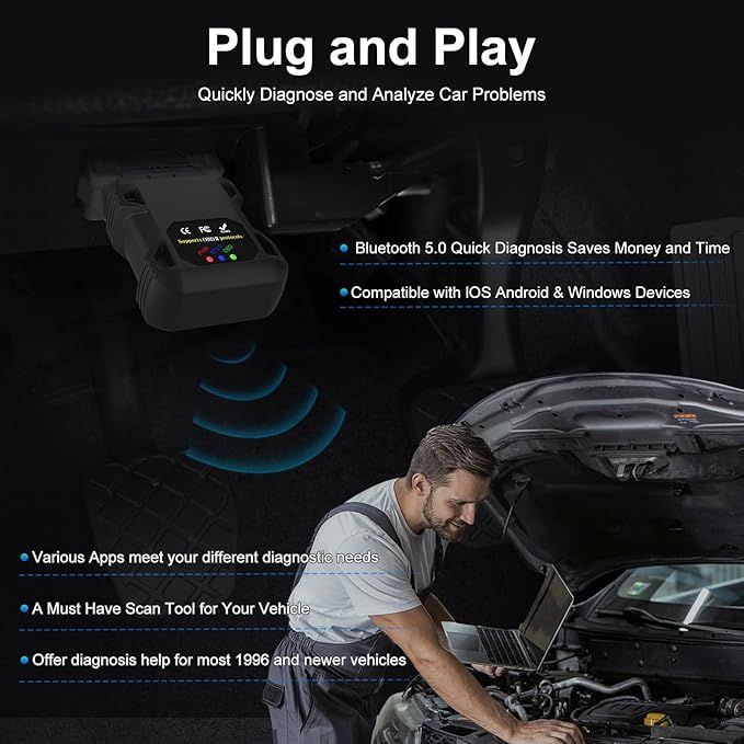 obd2 bluetooth 5.0 urządzenie diagnostyczne x