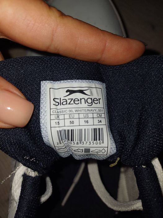 Кросівки Slazenger Classic Trainers White/Navy,розмір 50