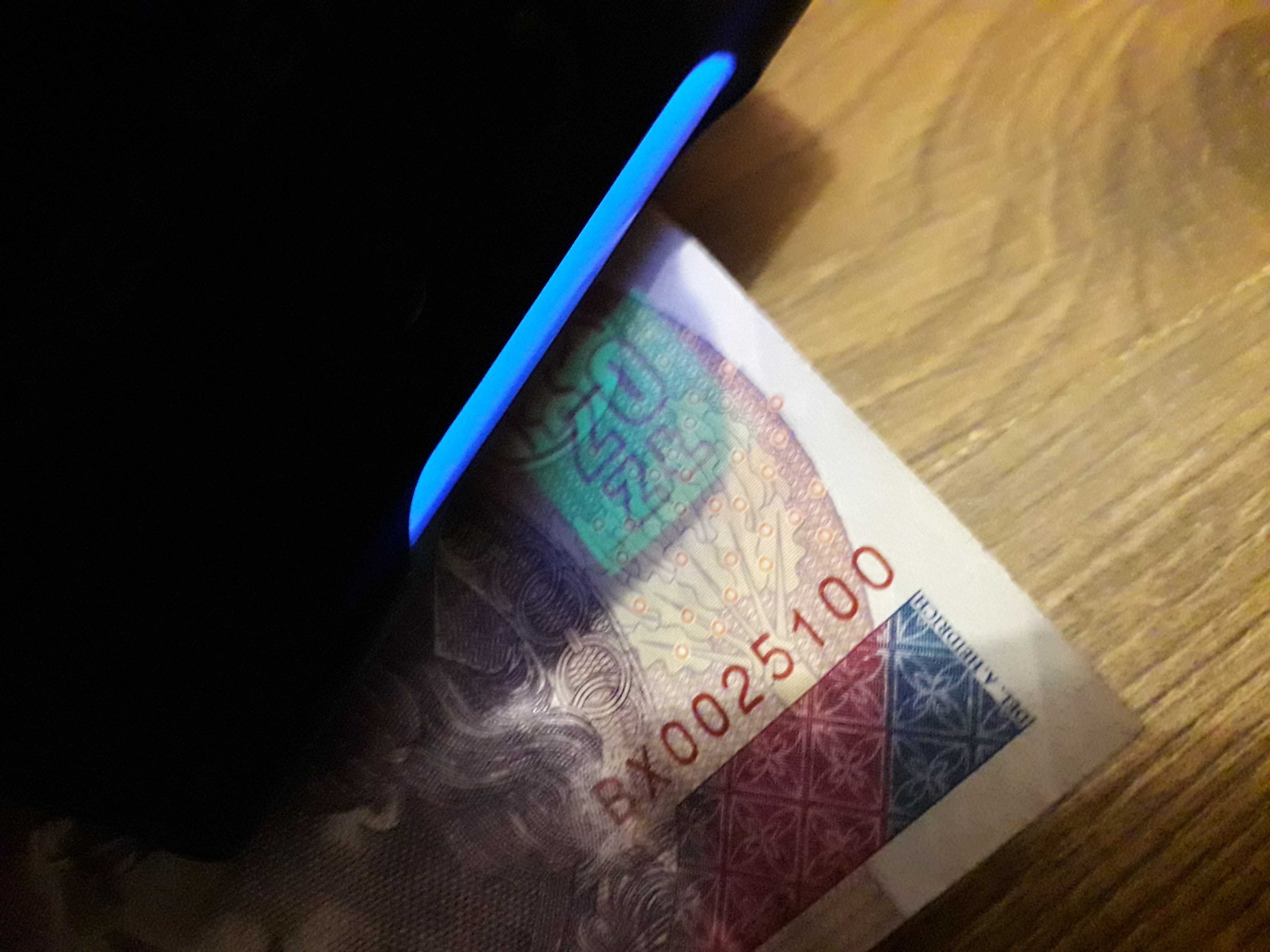 Money detektor Uv tester banknotów