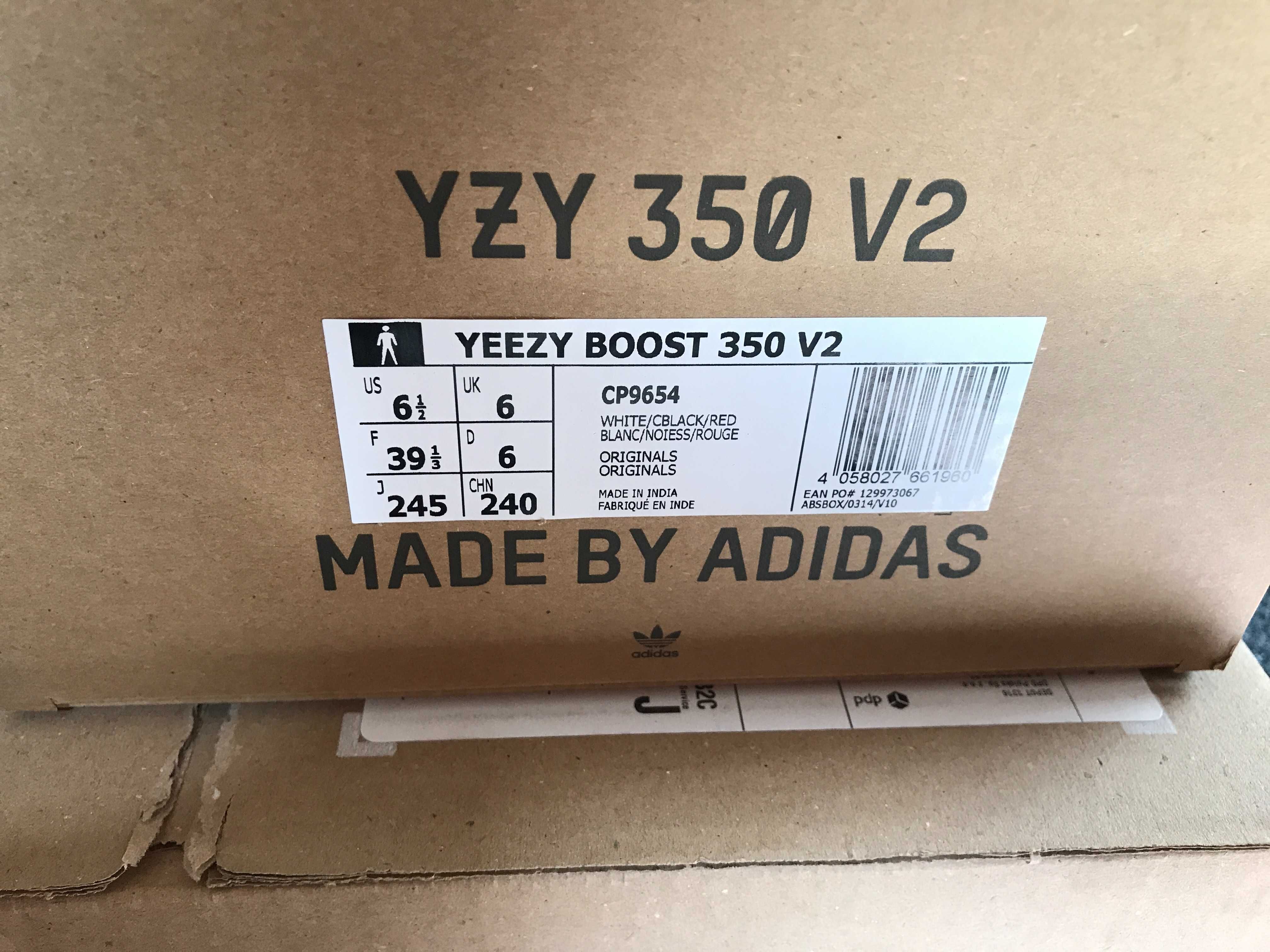 NOWE Adidas Yeezy Boost 350 V2 Zebra r.39 1/3 (6,5 US)