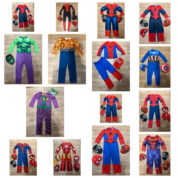 Супергерой карнавальный костюм для мальчька 110-116 на 5-6 лет