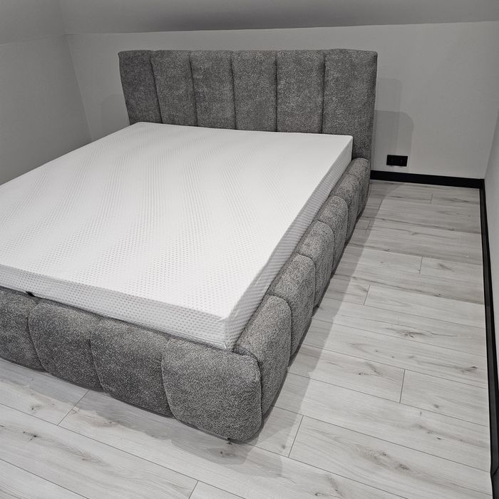 Łóżko tapicerowane ASTON***PRODUCENT*** Stelaż metalowy. Pod wymiar