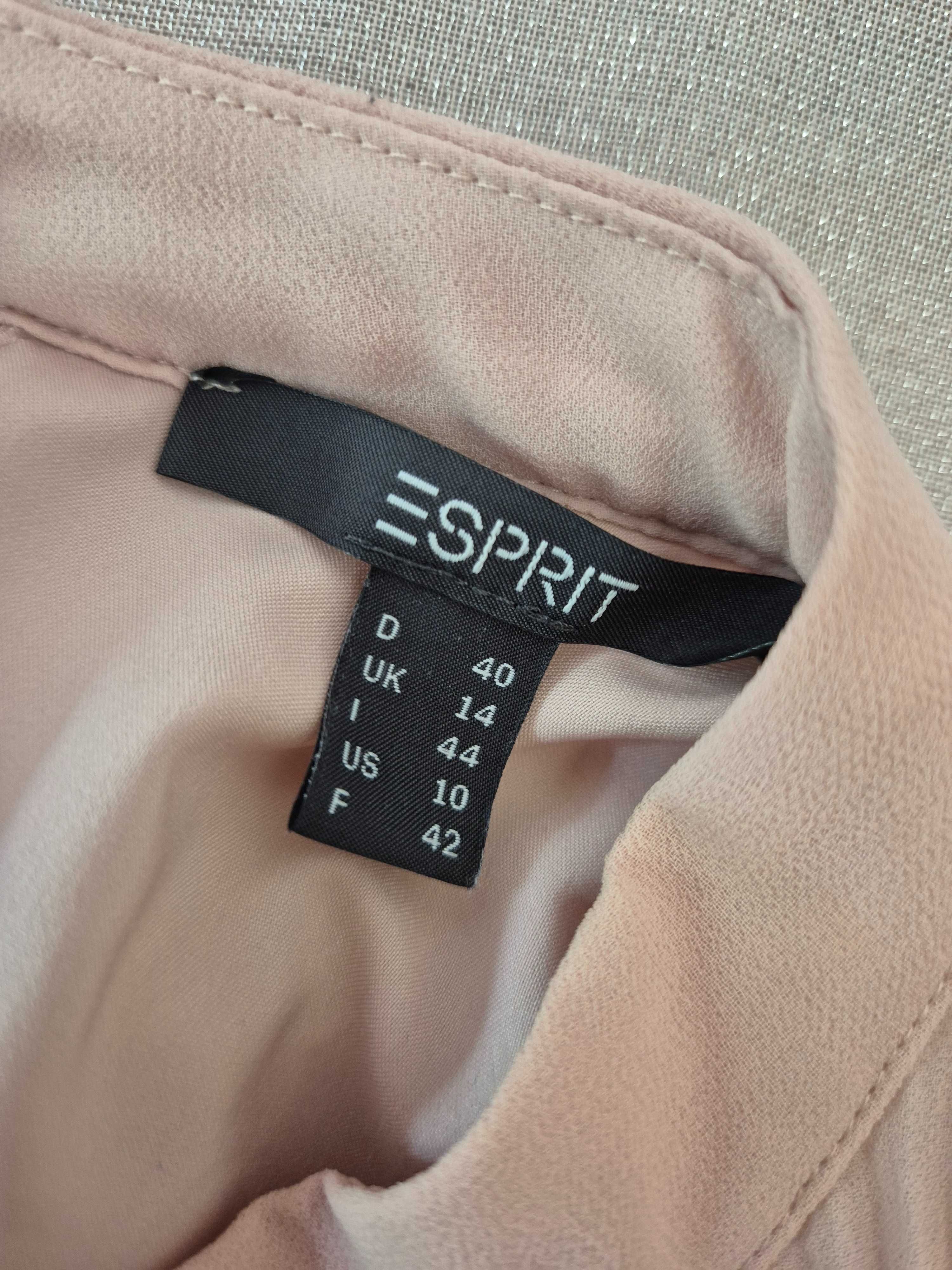 Sukienka damska elegancka Esprit 44 XXL plus size oversize plisowana