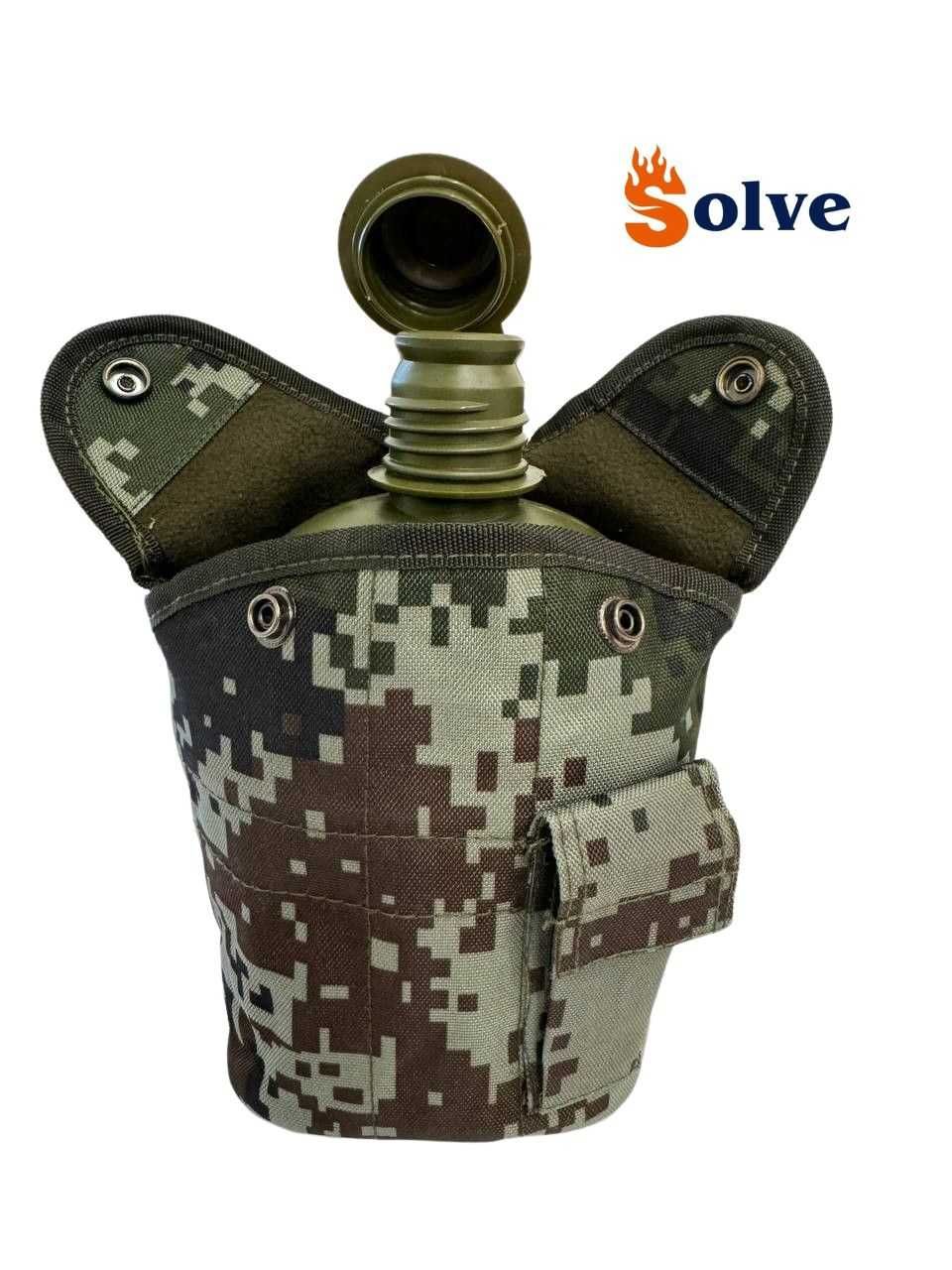 Фляга Solve NATO армейская  с чехлом 1 литр  Multicam KT6003906 тактич