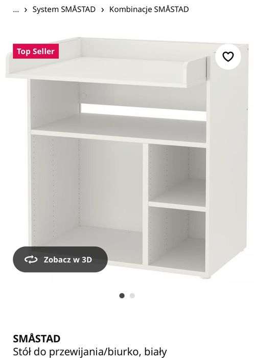 Przewijak biurko Smastad