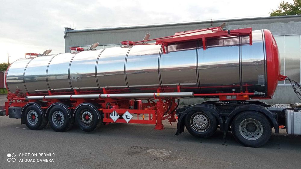 Cysterna chemiczna L4BH Kassbohrer 2007 30m3 1 komora