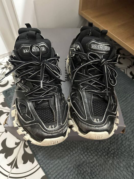 Кросівки Balenciaga Track Faded Raf Simons Amiri чорні 41 розміру