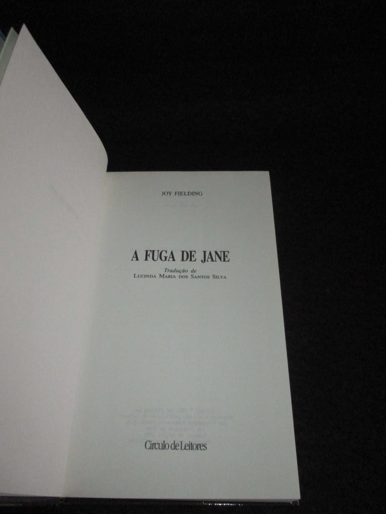 Livro A Fuga de Jane Joy Fielding