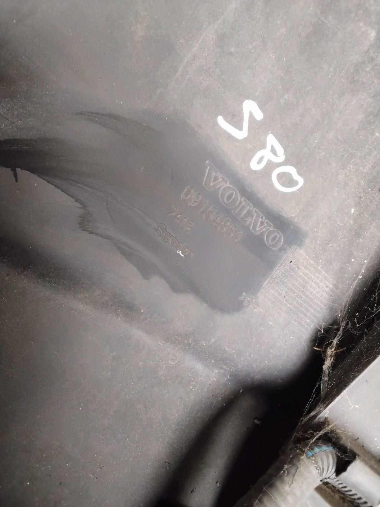 Parachoques volvo s80 frente