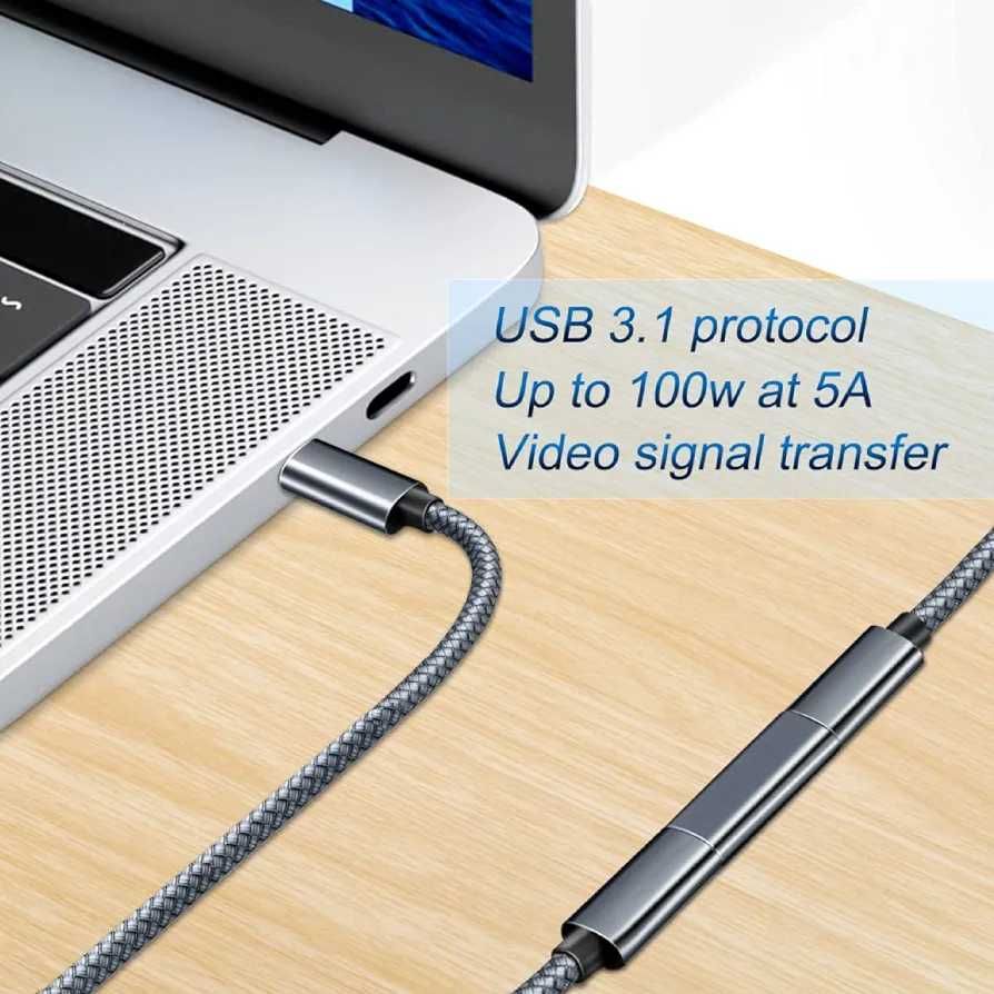 Adapter USB C żeński na żeński 10 GBps 100W