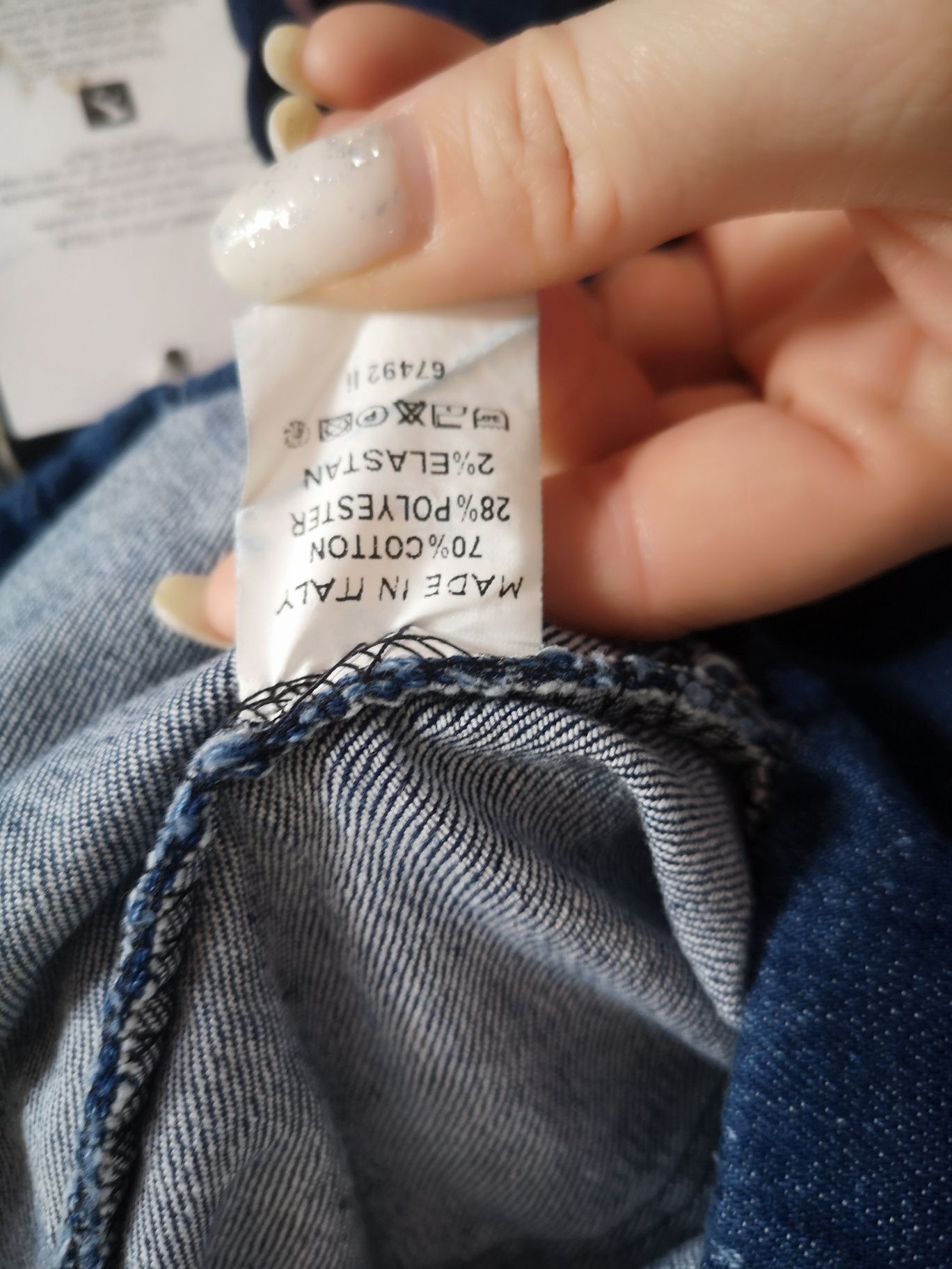 Spodnie bawełna jeans na XL polecam piękne