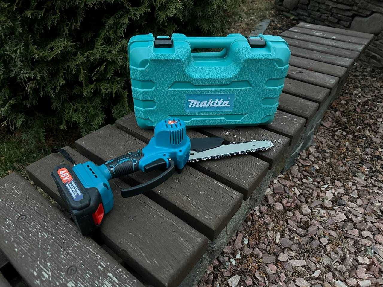 Пила цепная 8 дюймов (20см) makita‼️ Ланцюгова пилка макіта +2️⃣акб
