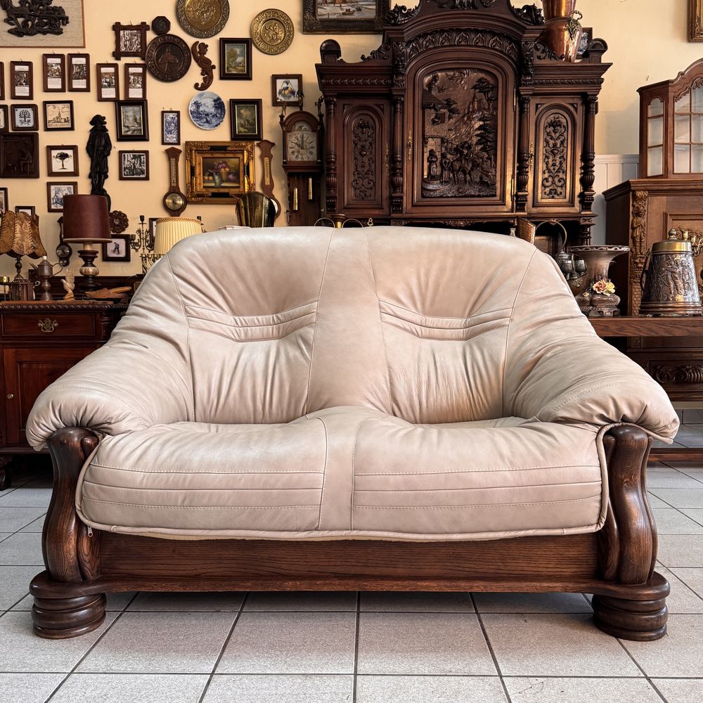 НОВЫЙ Кожаний комплект 3+2+1 шкіряний диван Мебель из Голландии