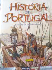 Livro história de Portugal ilustrada- edição girassol- vol 1