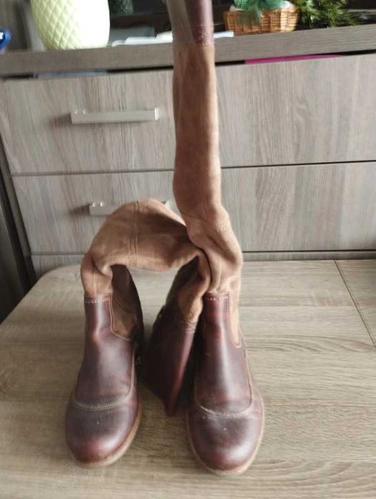 Urocze kozaczki Timberland skóra naturalna 37.5, bdb