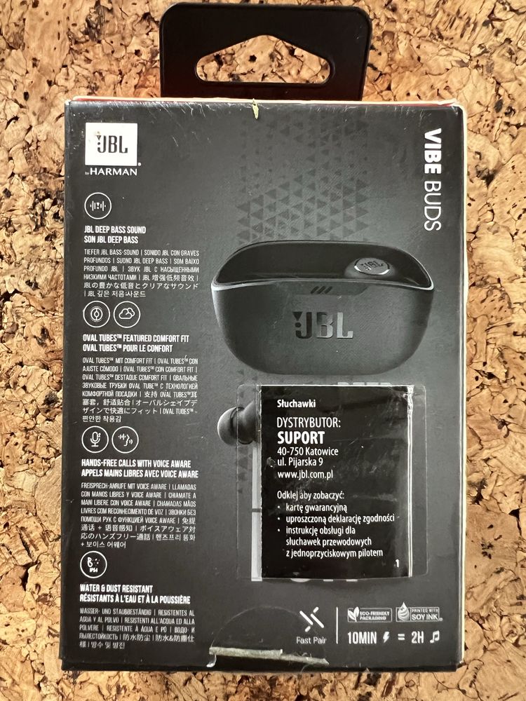 Słuchawki bezprzewodowe JBL BUDS by HARMAN
