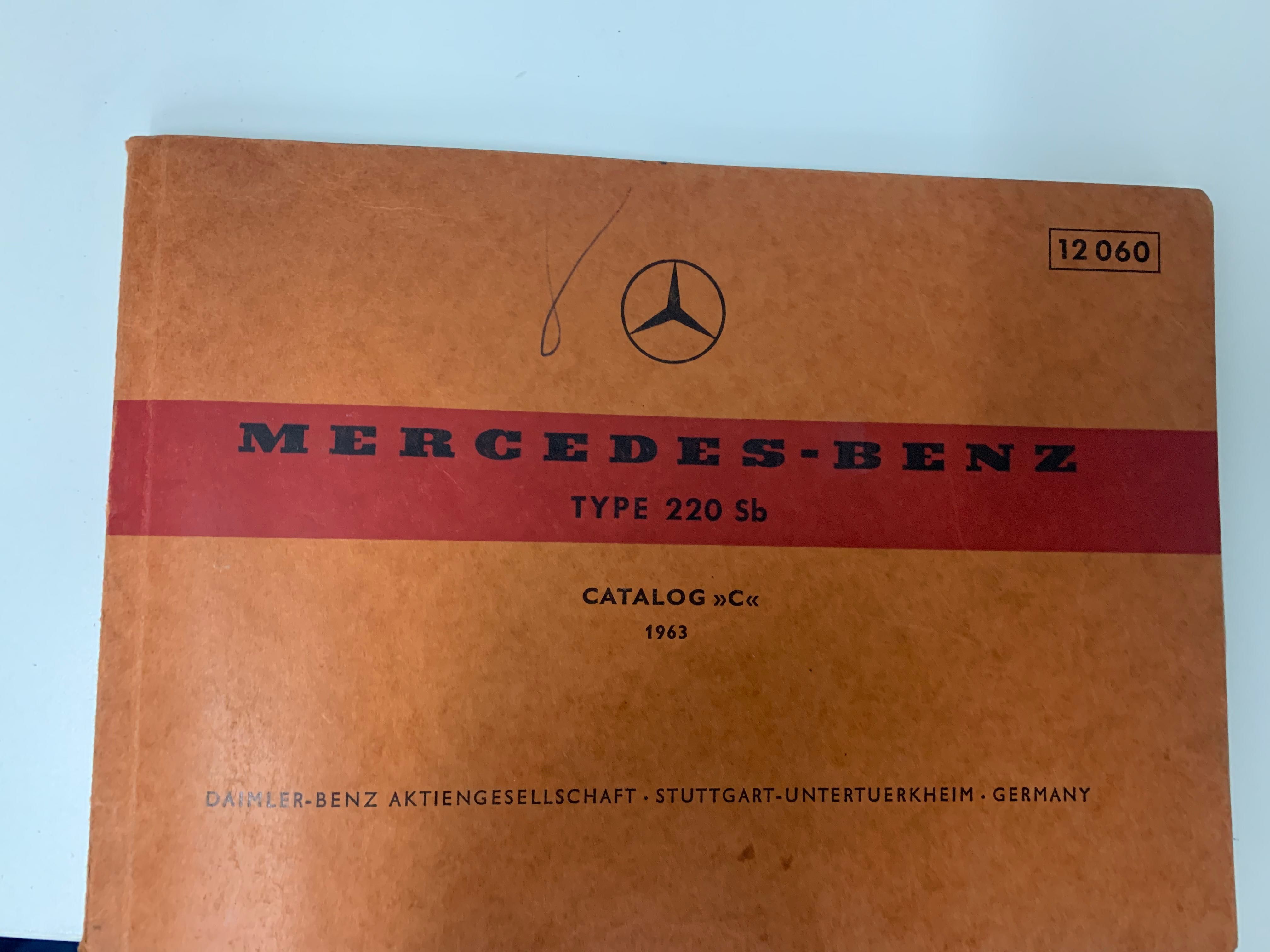 Prospekt,  Katalog, książka serwisowa mercedes