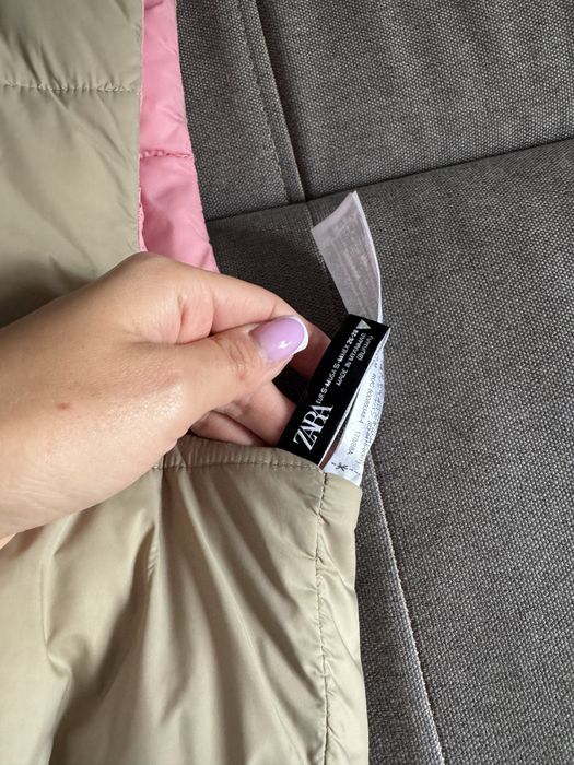 Жилетка zara двухстороння