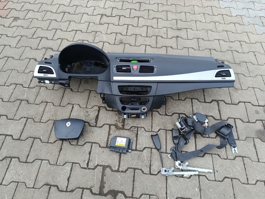 / Megane III 3 konsola poduszka pasy sensor napinacze