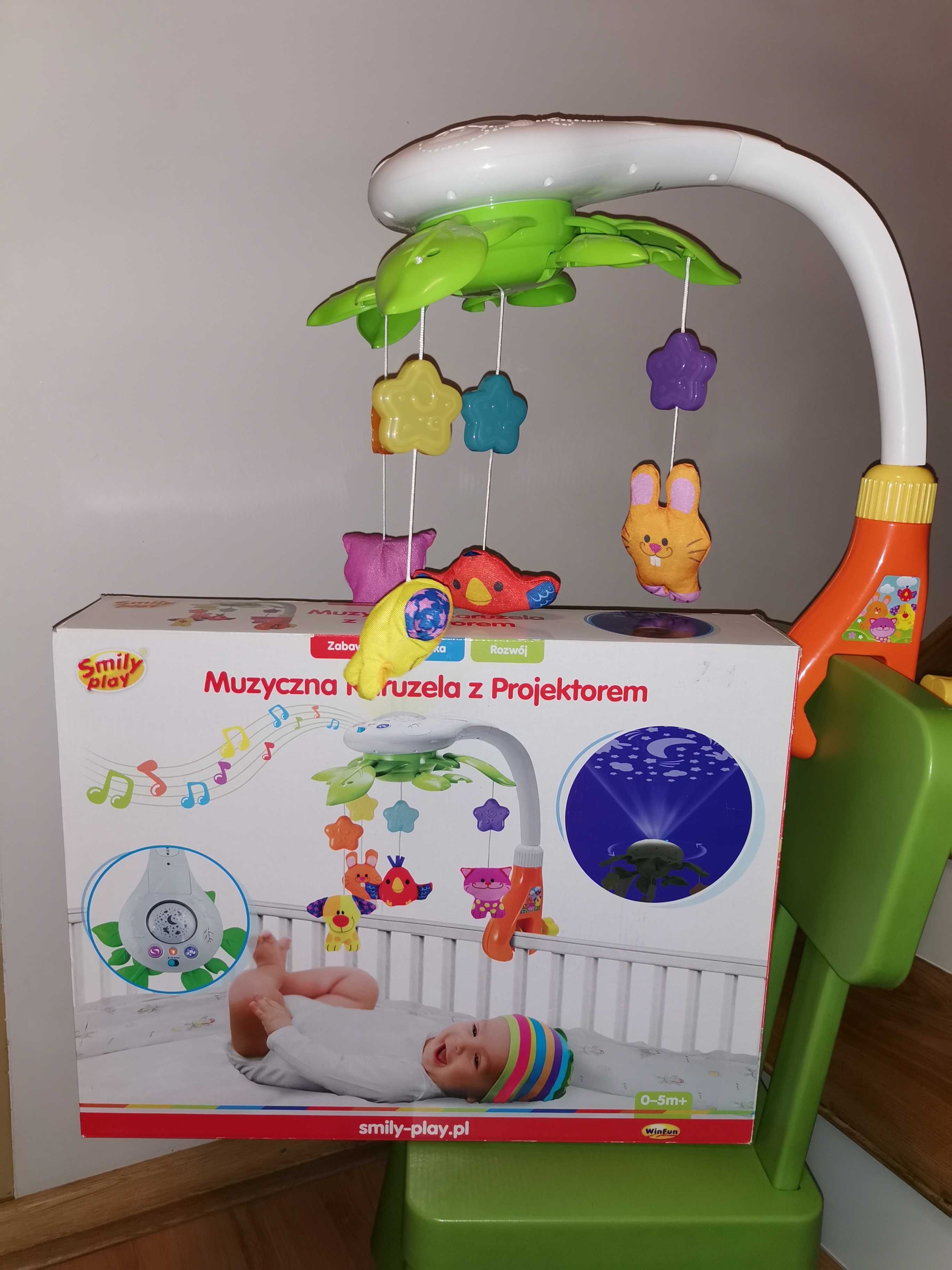 Muzyczna karuzela z projektorem Smily Play
