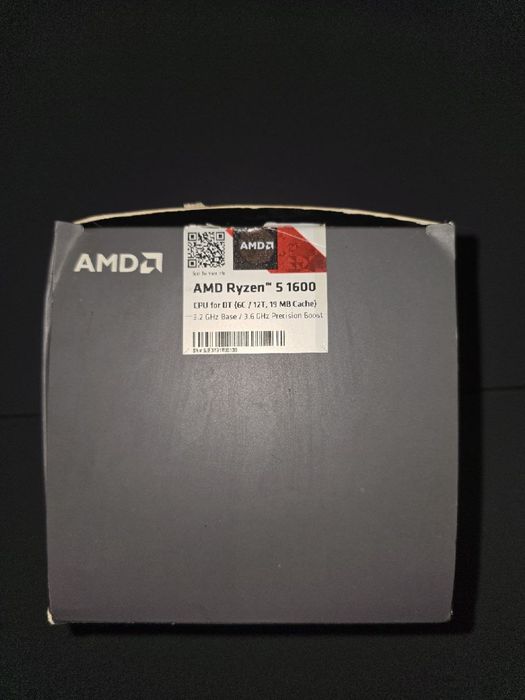 (Комплект)MSI B450M Pro-VDH MAX+ryzen5 1600 (боксовый кулер)