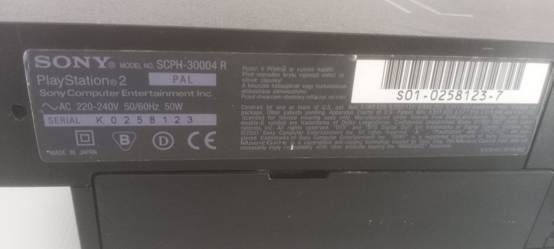 Ps2 usada só cabo de alimentação