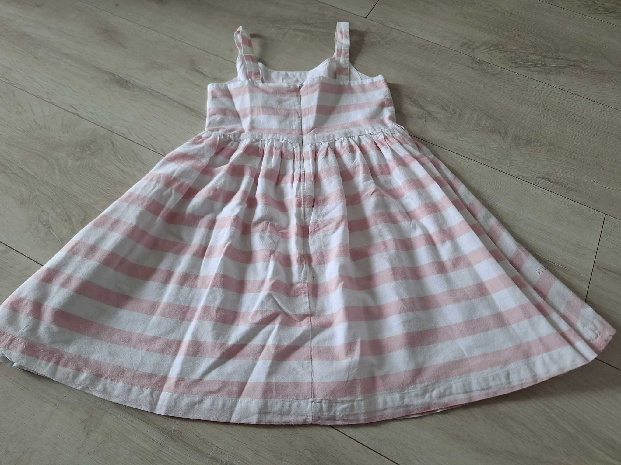 Elegancka sukienka na ramiączkach lato 104 cm / 4 latka