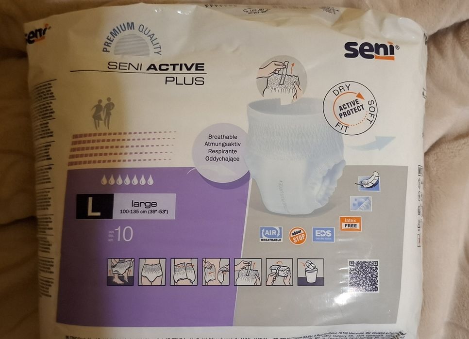 Pieluchy Seni Active Plus r.L szt.29
