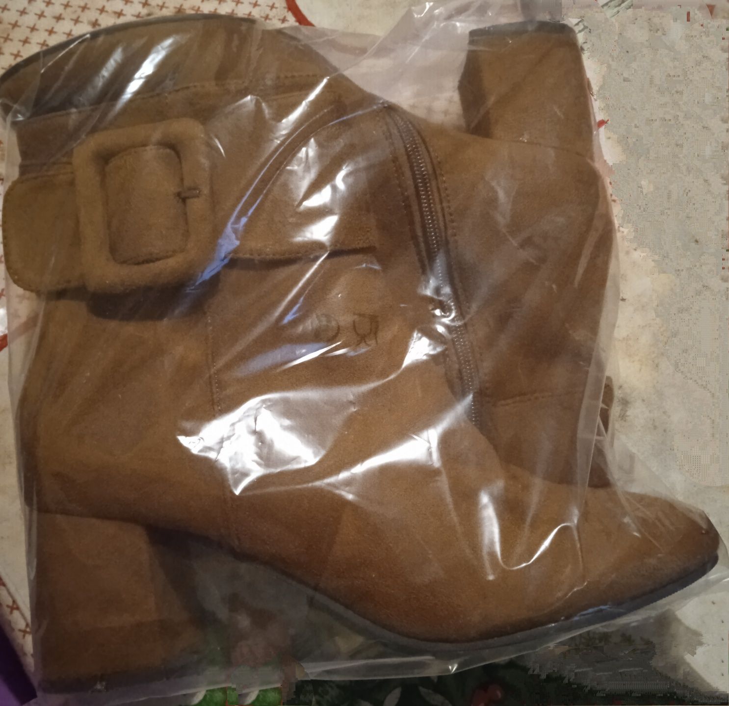 Botas de senhora camurça novas