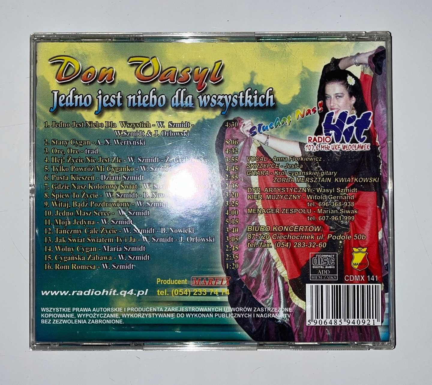 Don Vasyl CD Jedno Jest Niebo Dla Wszystkich