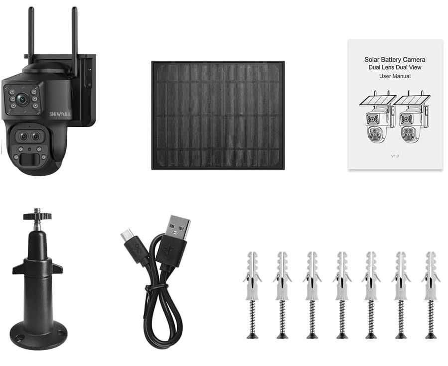 FOTOPUŁAPKA Kamera 8MP Dual GSM SIM SOLAR 4G PTZ podgląd na telefon