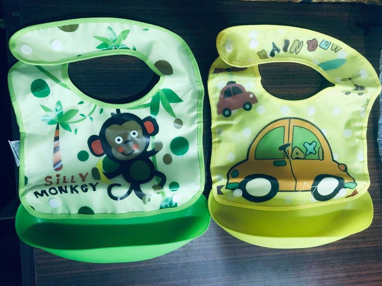 Силіконовий Нагрудник для годування, (слюнявчик) Можливий Опт!