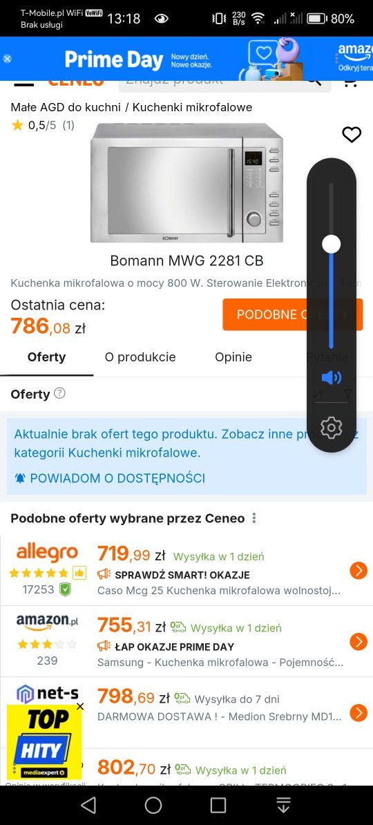 Niemiecka Kuchenka Mikrofalowa BOMANN