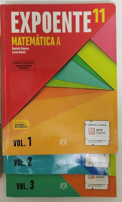 Manuais de matemática Expoente 11