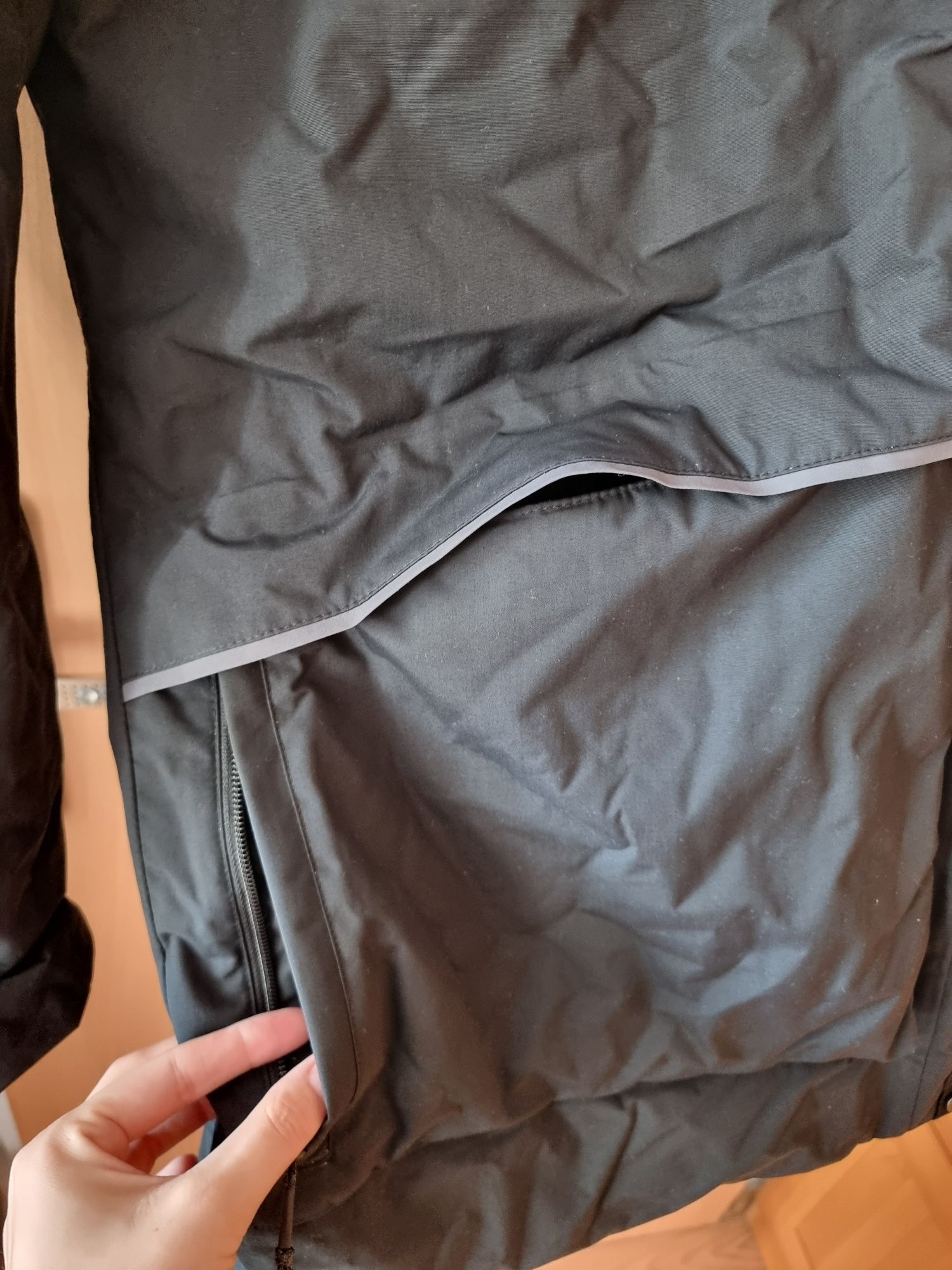 Czarna męska kurtka pierze Berghaus XXL pikowana zimowa premium