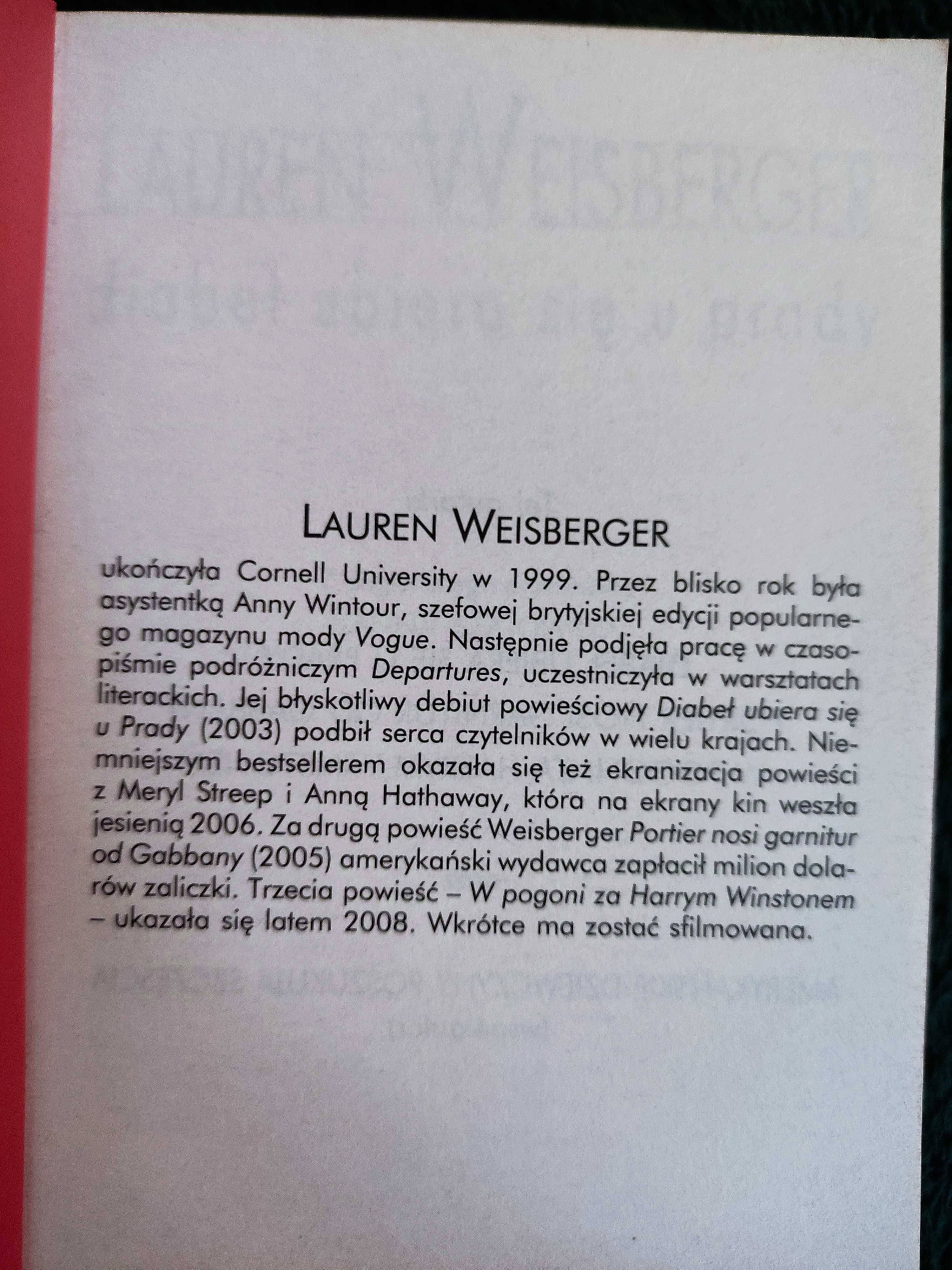 Diabeł ubiera się u prady Lauren Weisberger