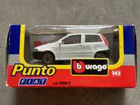 Model Bburago skala 1/43 Fiat Punto biały made in Italy