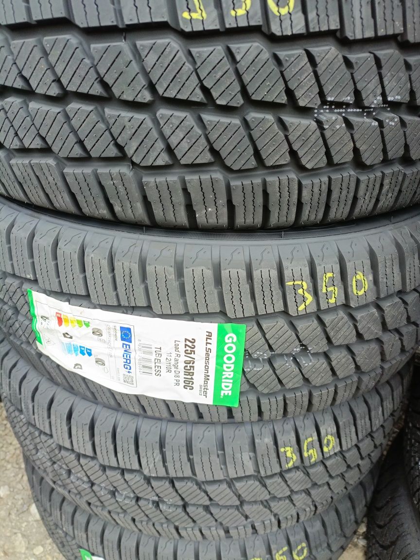 Nowe opony całoroczne wielosezonowe 225/65/16c Goodride