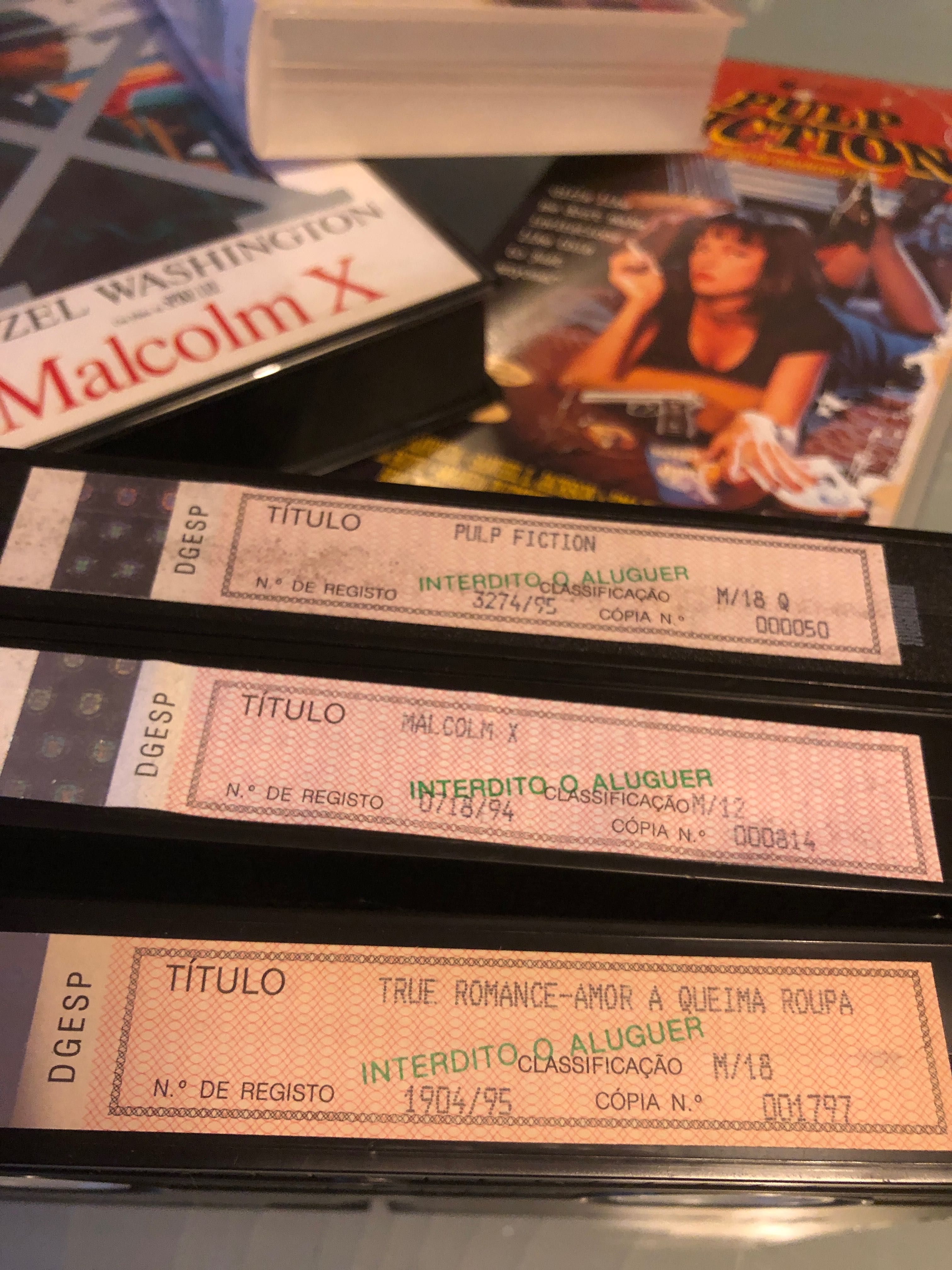 vintage cassettes VHS - filmes originais