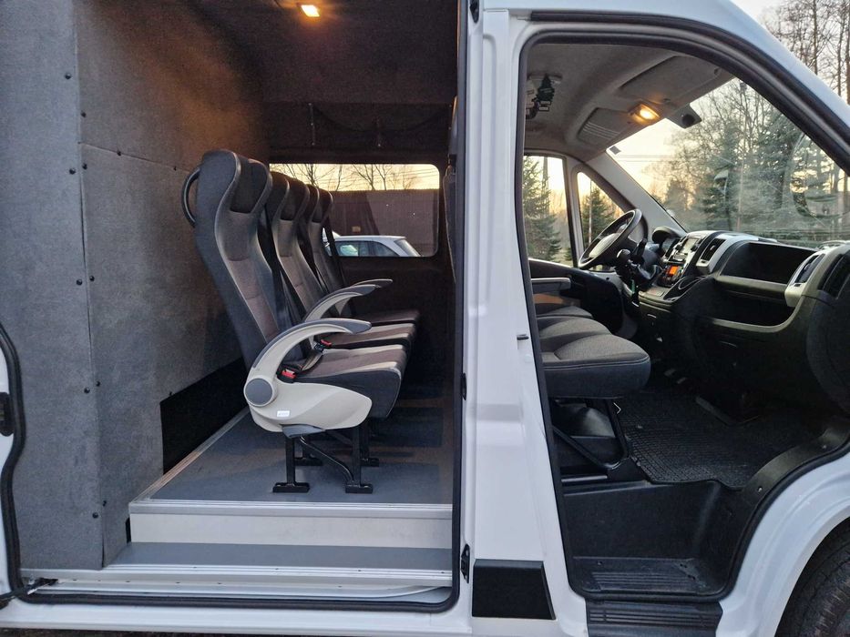 Fiat Ducato Furgon 6 Osób L3H2 Brygadówka Krajowy 1 Wł Hak F-Vat 23%