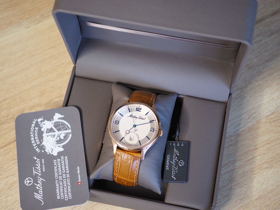 Mathey-Tissot Edmond Gold LIMITED EDITION 86/100 zegarek automatyczny