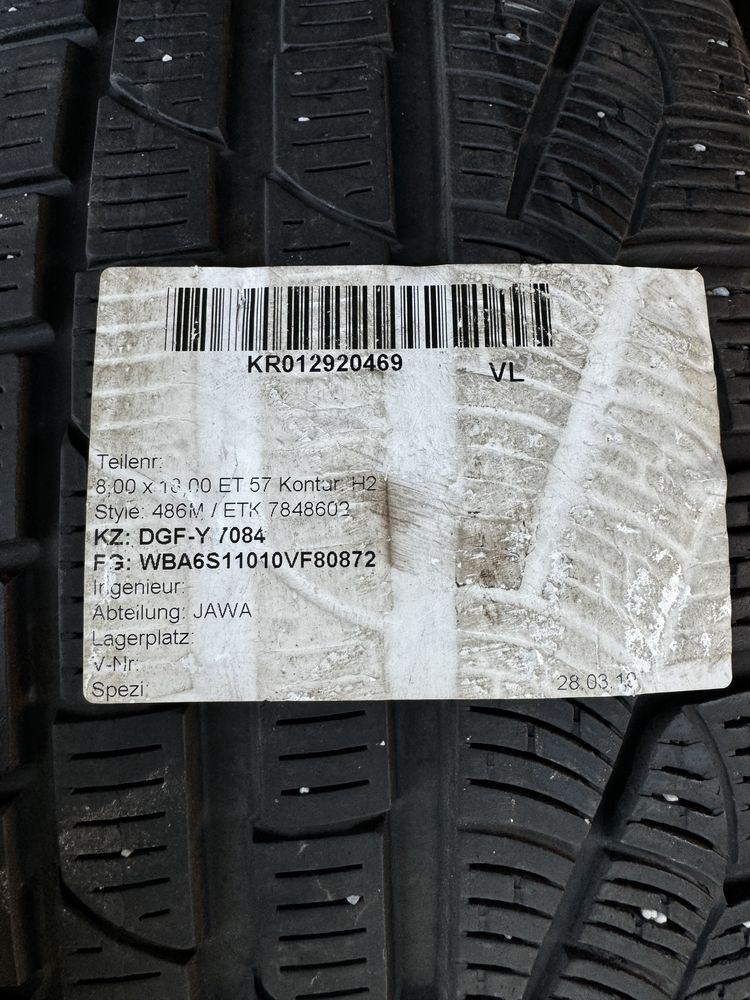 Felgi Koła Zimowe 5x112 BMW 18' 2 F45 F46 SERIA 1 2 X1 X2 bm 225/45/18