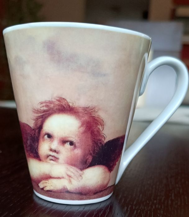 4 kubki z motywem anioła