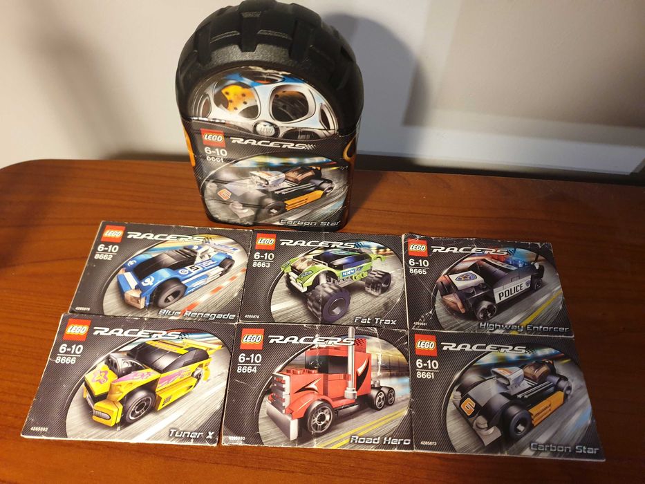 LEGO Racers Zestaw 6 samochodów +1 Gratis