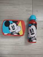 Bidon aluminiowy 500ml i śniadaniówka Mickey zestaw lunch box