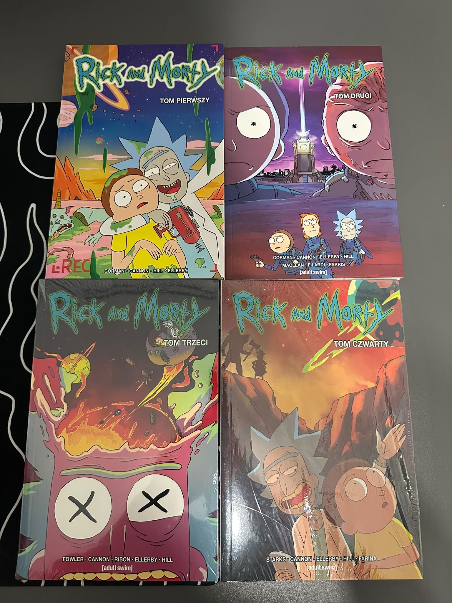 Rick i Morty komiks tomy 1-4